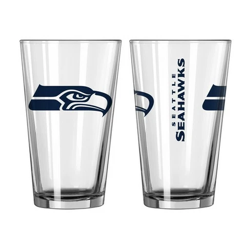 Seattle Seahawks Boelter NFL Game Day 16oz Pint Glass(1) FREE SHIP!! Cover
