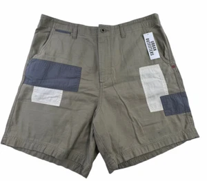 BDG Urban Outfitters Cargo Shorts Herren 36 beige grau Colorblock Streetwear - Bild 1 von 5