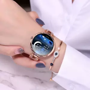 Fashion Women's Smart Watch Waterproof Wearable Device Sports Heart Rate Monitor - Picture 1 of 8