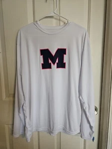 Rare Michigan Basketball Breast Cancer Awareness Warm-Up Long Sleeve Size Large - Picture 1 of 3