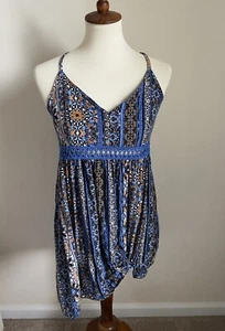 Love To Be Spoiled Top Womens XXL Floral Strappy Boho Tank Peasant - Picture 1 of 8