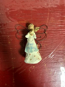 bless this baby angel ornament decoration - Bild 1 von 5