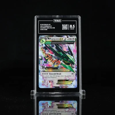 mega rayquaza ex 76/108 roaring skies tag 8.5 psa - Image 1 of 2