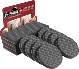 Non Slip Furniture Pads - Grippers 16 pcs 16pcs 2'' (Round+square)  - Picture 1 of 7