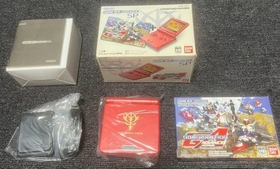 Nintendo Game Boy Advance SP Console Red Char Aznable Color Mobile Suit Gundam - Image 1 of 4