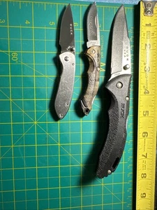 LOT OF 3 BUCK 285(2018), 273(1996), & 325(2011) FOLDING POCKET KNIVES - Picture 1 of 23