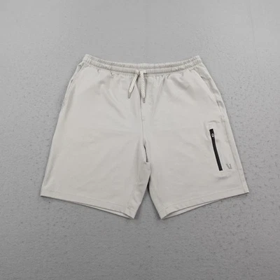 Vuori Shorts Mens XL Toast Heather Sunday Performance Joggers Athletic Sweats - Image 1 of 4