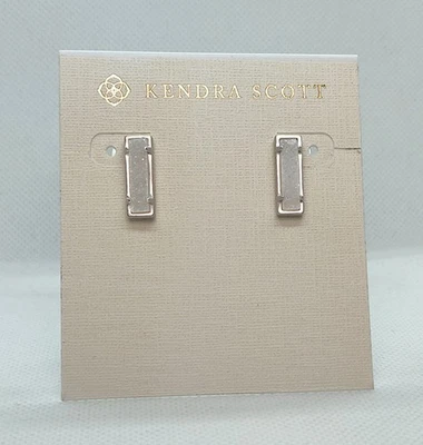 Nuevos aretes Kendra Scott Dama Oro Mate en Drusy Iridiscente Foto 1 de 2