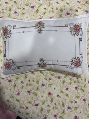 Edredón floral acolchado reversible con almohada Home Classics algodón Queen Foto 1 de 4