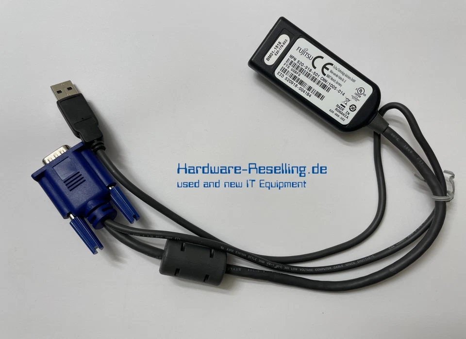 Fujitsu 520-918-501 KVM USB Adapter 2.0+VM+CAC - Bild 1 von 4