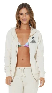 Sudadera con Capucha Ocean Drive Grande Coco Burnout Cremallera $56 Logo Catalina Island California - Imagen 1 de 2