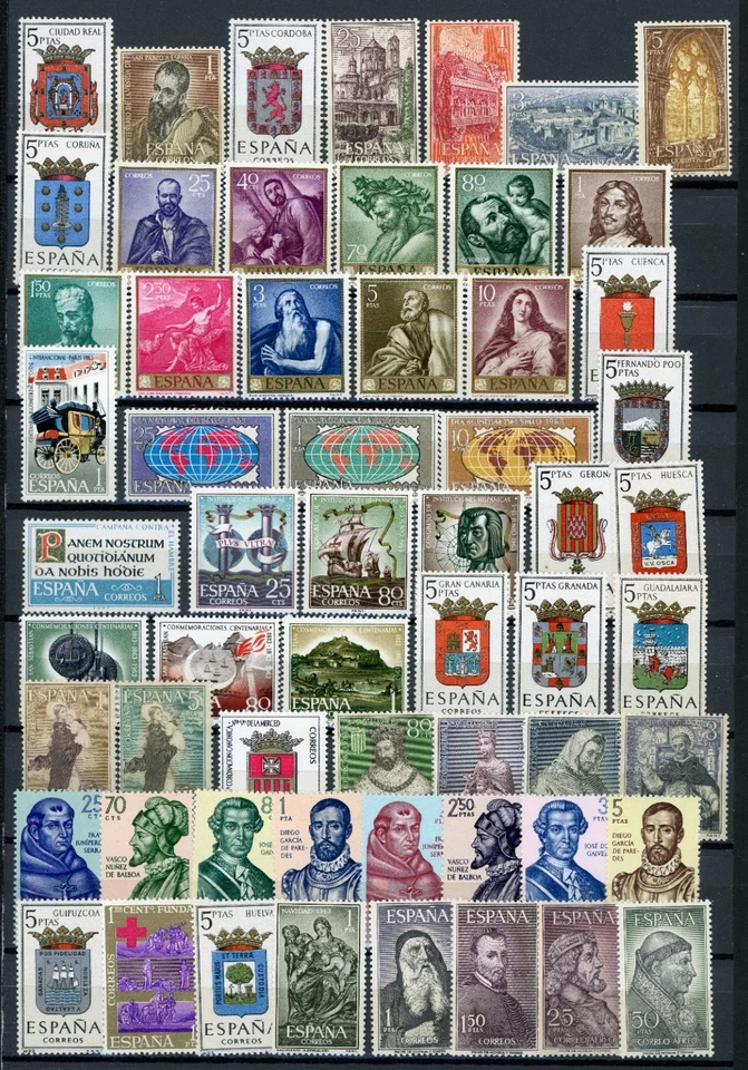 España 1963 LOTE 13 MNH ** juegos completos del año 1963 Foto 1 de 1
