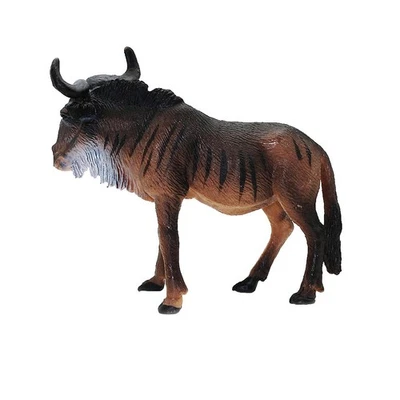  Simulation Animal Model Child Baby Toy Wildbeest Figurines Home Adornments - Image 1 of 4
