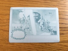 2015 Topps Star Wars Journey to the Force Awakens cyan printing plate card 110