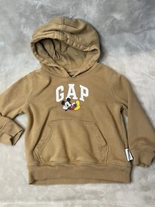 Gap Disney Kids Boys Sweatshirt 2T Brown Cotton Blend Long Sleeve Pullover - Picture 1 of 5