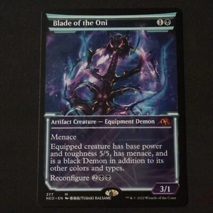 Blade of the Oni (Vitrina) 377 Magic The Gathering Kamigawa: Neon Dynasty (NEO) Mythic casi nuevo - Imagen 1 de 2