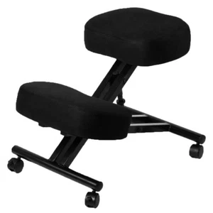 Kneeling Chair Orthopaedic Stool Ergonomic Posture Office Frame Seat Black - Picture 1 of 4