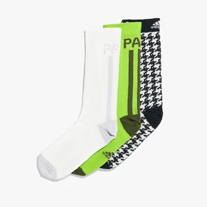 [L] IVY PARK x adidas HALLS OF IVY Socks 2.0 Multicolor 3-Pack Jacquard Knit - Picture 1 of 6