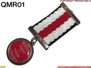 Steampunk Medal pindrape badge brooch boots first then corset #QMR01 - Picture 1 of 5