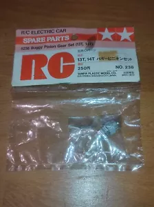 Vintage Tamiya Buggy Pinion Gear set 13T 14T #5238 Hotshot Fox Bigwig Frog FAV - Foto 1 di 3