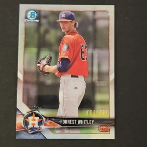 FORREST WHITLEY 2018 BOWMAN CHROME REFRATOR #BCP147 MLB ASTROS 101/499 - Picture 1 of 2
