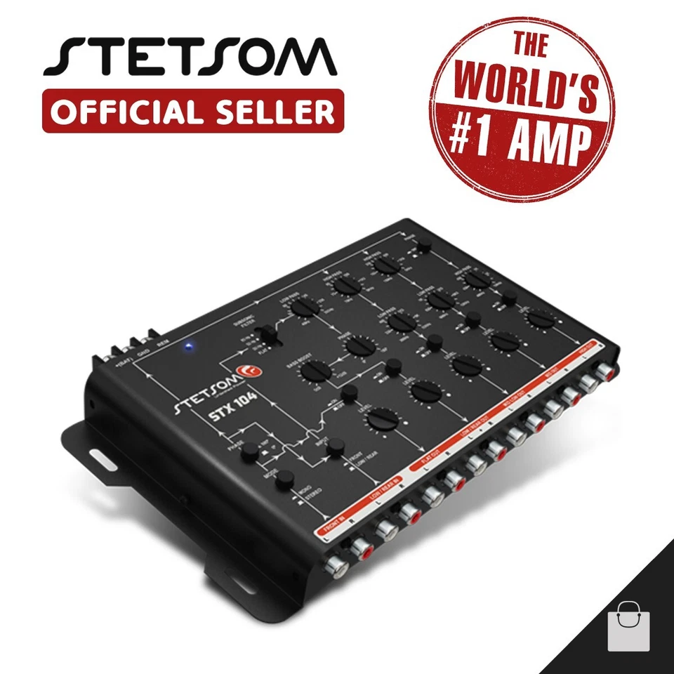 Stetsom STX 104 Crossover DSP Equalizer Digital Audio Processor 3-5 Day Delivery - Image 1 of 4