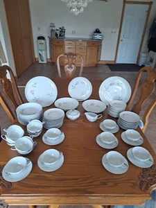Mikasa Fine Porcelain China Primrose 8194 Pattern 87 Piece Dinnerware Grouping - Picture 1 of 17