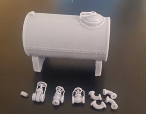 O Scale Oil Tank and Valves - NEW DESIGN - Picture 1 of 11