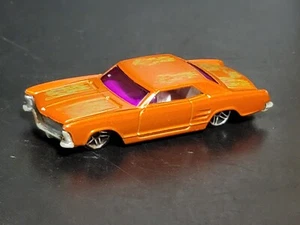 Buick Riviera 1964 Hot Wheels car Orange Low Rider 2001 Mattel custom S4 - Picture 1 of 6