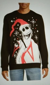 Jack Skellington Nightmare Before Christmas Sweatshirt Size Men’s M Disney - Picture 1 of 5