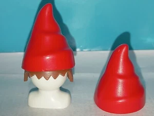 PLAYMOBIL X2 GORROS ROJOS ADULTO GNOMO GNOMOS PAYASO PAYASOS DUENDE DUENDES - Imagen 1 de 1