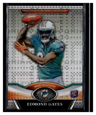 2011 Topps Platinum Xfractors #62 Edmond Gates  RC - Image 1 of 2