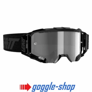 LEATT VELOCITY 5.5 MOTOCROSS MX BRILLE - SCHWARZE / HELLGRAUE GLÄSER - Bild 1 von 1