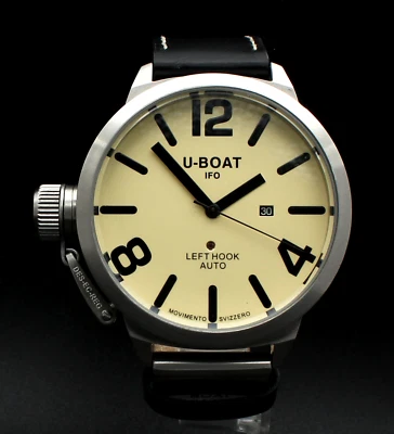 U-Boat IFO Left Hook Stainless Steel Automatic 53mm Wrist Watch - image 1 of 4