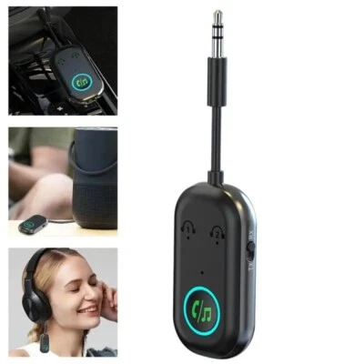 Bluetooth5.3 Sender Klinke Adapter 2in1 Transmitter Receiver Splitter Audio DHL - Bild 1 von 4