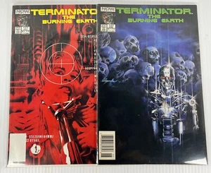 The Terminator: The Burning Earth #4-5 NOW Comics 1990 VF/NM Alex Ross Covers - Picture 1 of 7