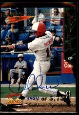 Orlando Palmeiro 1995 Signature Rookies Signatures RC Autograph Rookie Auto