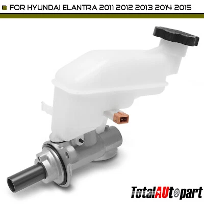Brake Master Cylinder with Reservoir for Hyundai Elantra 2011 2012-2015 0.875 In - Image 1 of 4