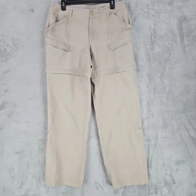 The North Face 可调式工装裤女式 L 码米色户外旅行远足 — 第 1/4 张图片