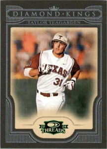2008 Donruss Threads Diamond Kings Framed Green #22 Taylor Teagarden 13/25 NM-MT - Picture 1 of 1
