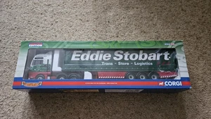1:50 Corgi CC13415 MAN TGA XXL Truck & CURTAINSIDE Trailer in EDDIE STOBART - Picture 1 of 4