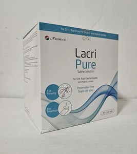 Frascos de solución salina de enjuague e inserción Menicon LacriPure 98 x 5 ml [CAD: 08/2026] - Imagen 1 de 5