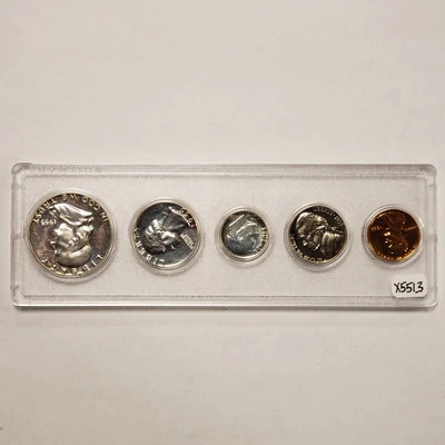 Juego de prueba de plata 1955 Estados Unidos Capital Plastics - Juego PQ - X5513 Foto 1 de 4