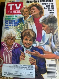 TV Guide April 30 1988 The Golden Girls, Dr Ruth, Amy Vasbeck - DC METRO - Picture 1 of 3