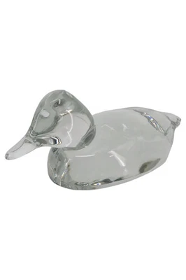 Villeroy & Boch Figurina Decorativa Donna Trasparente Anatra Vetro - Immagine 1 di 2
