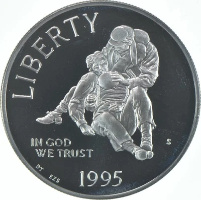 1995-S Proof Civil War Commemorative Silver Dollar $1 *8755 - Image 1 of 3