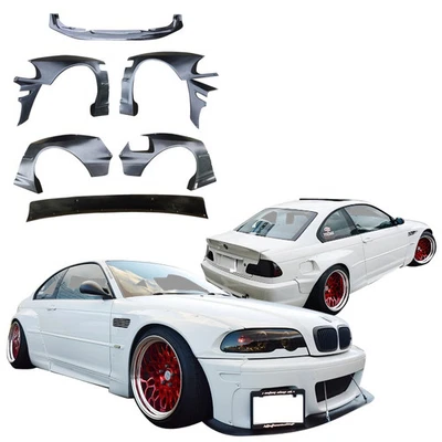 VSaero FRP TKYO Wide Body Kit 8pc (E46) 2dr Coupe for M3 BMW 02-05 vsaero_10874 Foto 1 de 3