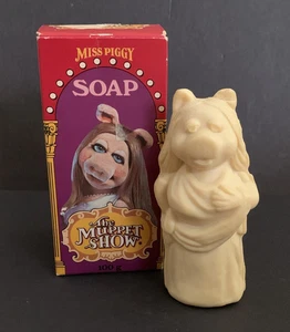 Vtg 1978 The Muppet Show MISS PIGGY Shaped Soap England J. Grossmith Unused READ - Picture 1 of 17