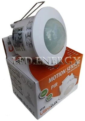 SENSORE DI MOVIMENTO AD INCASSO 360° 220V PER LAMPADE FARO FARETTO LED - Immagine 1 di 4