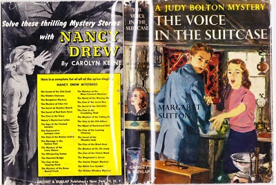 JUDY BOLTON VOICE IN THE SUITCASE #8 SCARCE 1956 HB/DJ VG-FINE 2nd DJ art!!!!! - Image 1 of 4